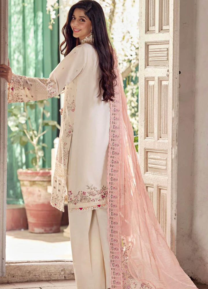 Motifz Luxury Pret Embroidered Lawn 3 Piece Dress MTP23P MWU04043