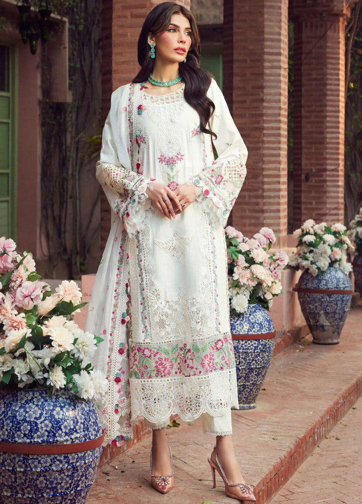 Motifz Premium Embroidered Lawn Suit Unstitched 3 Piece MT24P 4422 Zahra - Summer Collection