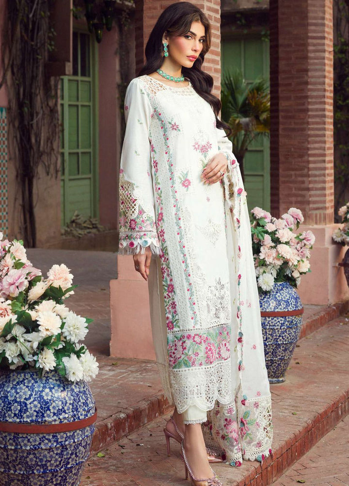 Motifz Premium Embroidered Lawn Suit Unstitched 3 Piece MT24P 4422 Zahra - Summer Collection