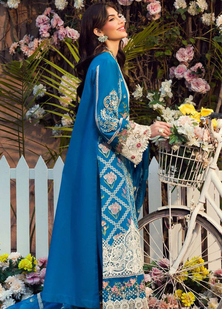 Motifz Premium Embroidered Lawn Suit Unstitched 3 Piece MT24P 4424 Gul E Rana - Summer Collection