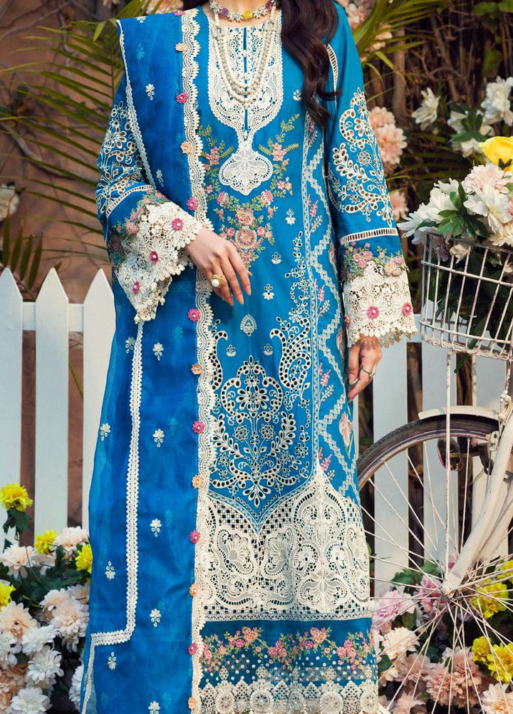 Motifz Premium Embroidered Lawn Suit Unstitched 3 Piece MT24P 4424 Gul E Rana - Summer Collection