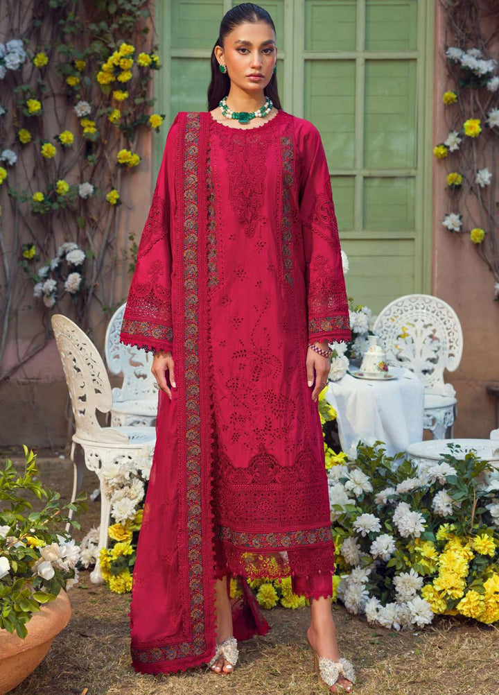Motifz Premium Embroidered Lawn Suit Unstitched 3 Piece MT24P 4425 Zohra Jabeen - Summer Collection