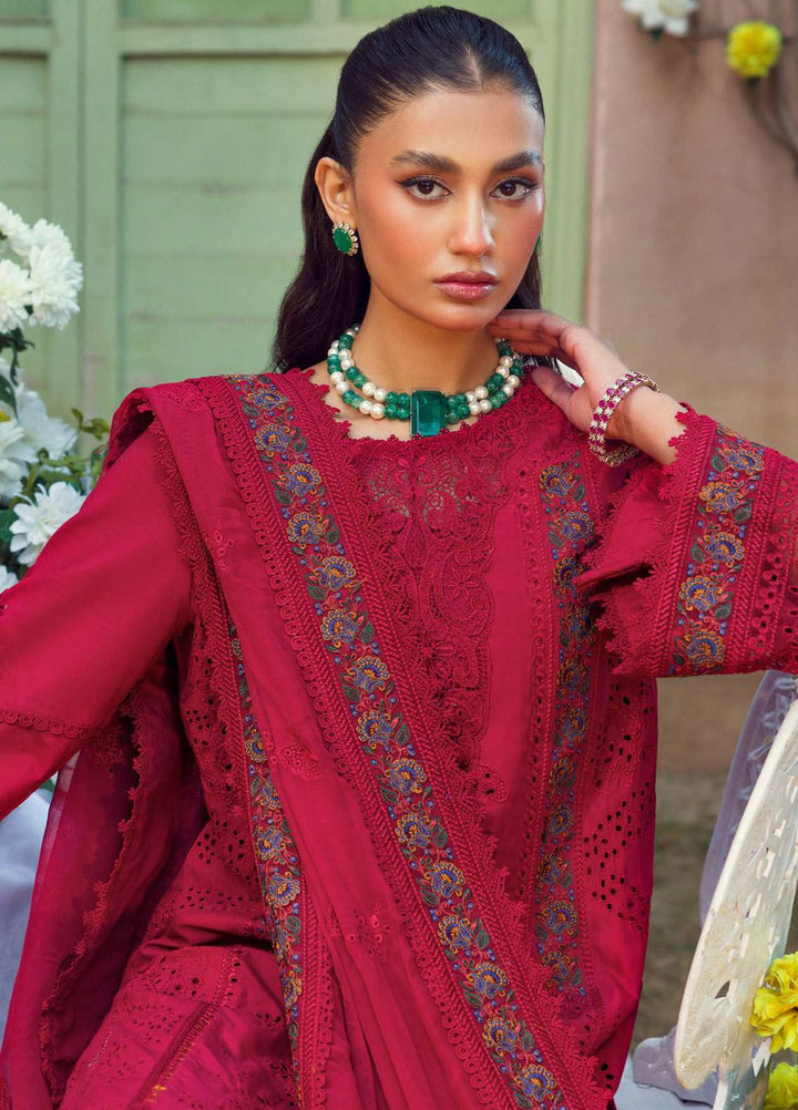 Motifz Premium Embroidered Lawn Suit Unstitched 3 Piece MT24P 4425 Zohra Jabeen - Summer Collection
