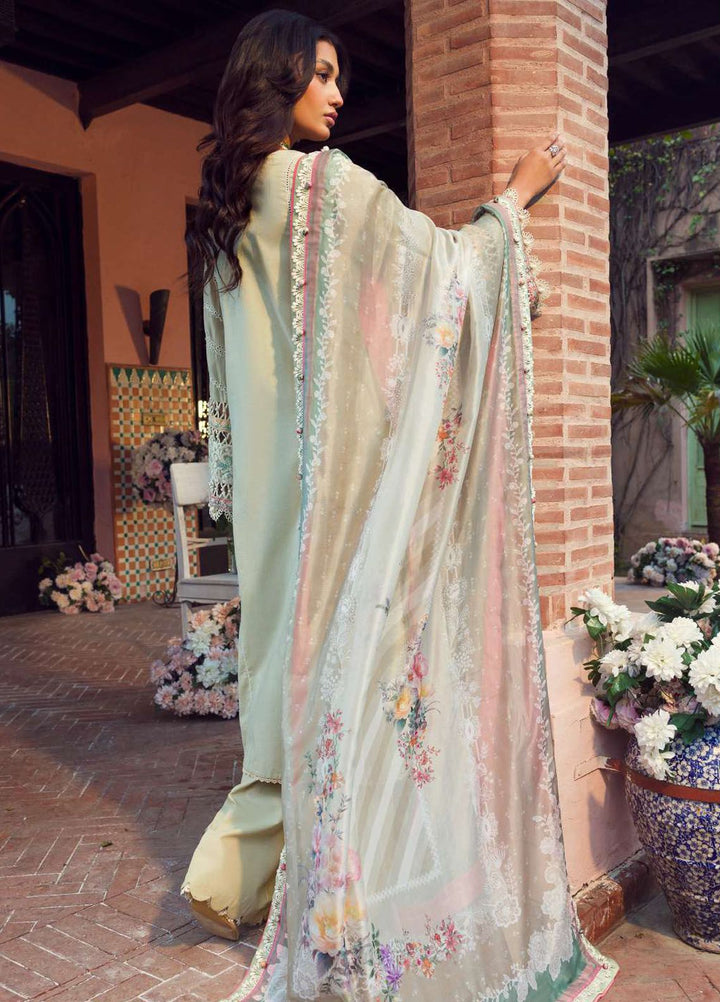 Motifz Premium Embroidered Lawn Suit Unstitched 3 Piece MT24P 4427 Zaib - Summer Collection