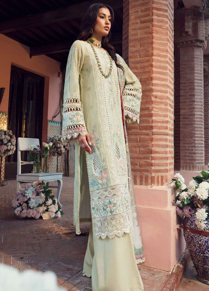 Motifz Premium Embroidered Lawn Suit Unstitched 3 Piece MT24P 4427 Zaib - Summer Collection