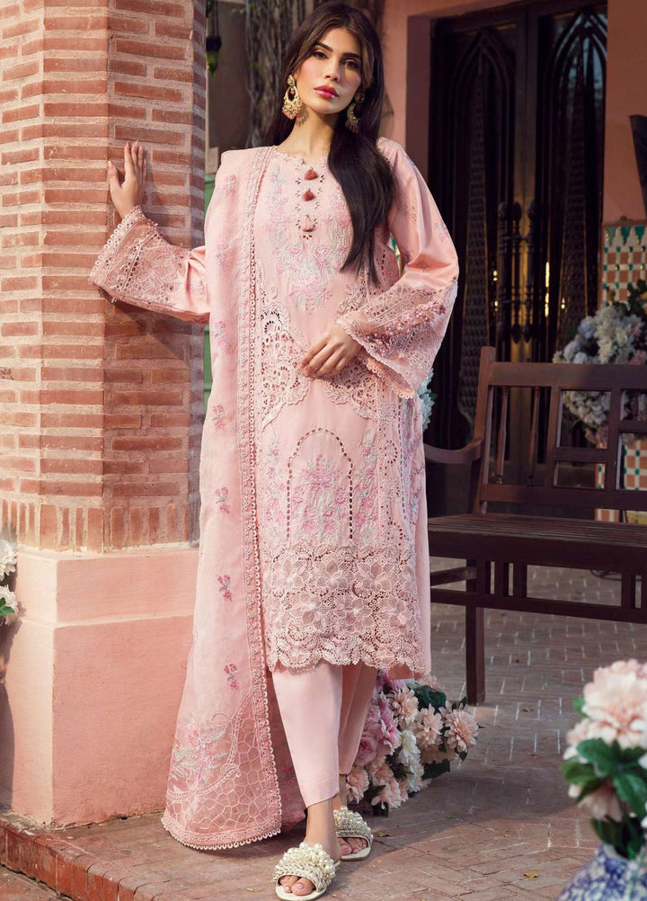 Motifz Premium Embroidered Lawn Suit Unstitched 3 Piece MT24P 4428 Huda - Summer Collection