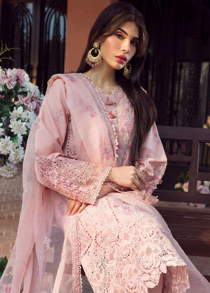 Motifz Premium Embroidered Lawn Suit Unstitched 3 Piece MT24P 4428 Huda - Summer Collection