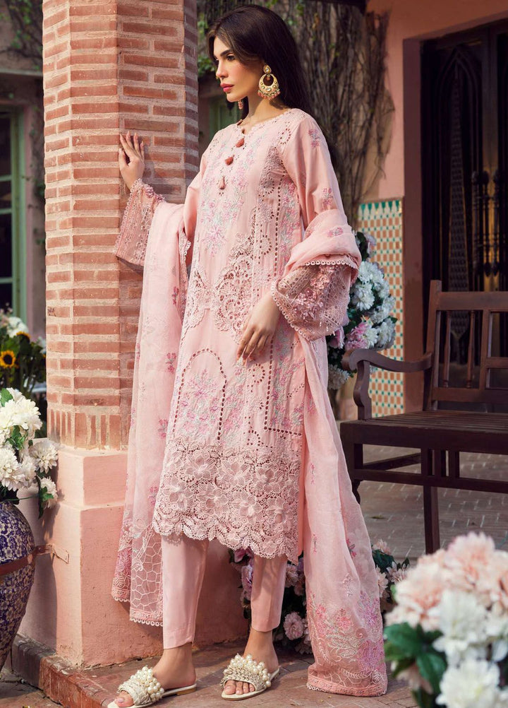 Motifz Premium Embroidered Lawn Suit Unstitched 3 Piece MT24P 4428 Huda - Summer Collection