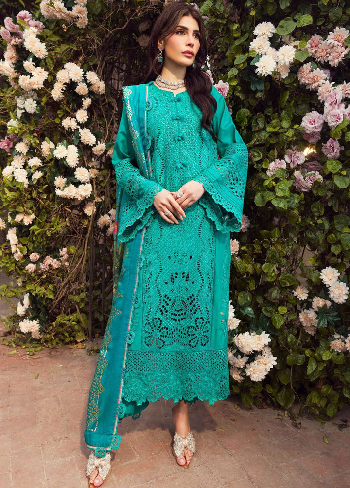 Motifz Premium Embroidered Lawn Suit Unstitched 3 Piece MT24P 4430 Sanobar - Summer Collection