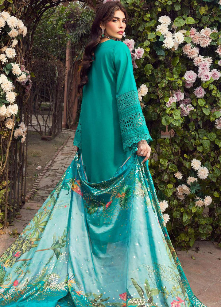 Motifz Premium Embroidered Lawn Suit Unstitched 3 Piece MT24P 4430 Sanobar - Summer Collection