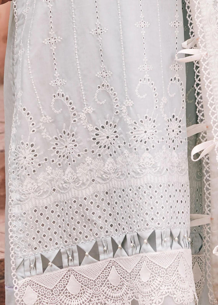 Motifz Embroidered Lawn Suits Unstitched 3 Piece MT23-P2 3981 NAZ - Premium Collection