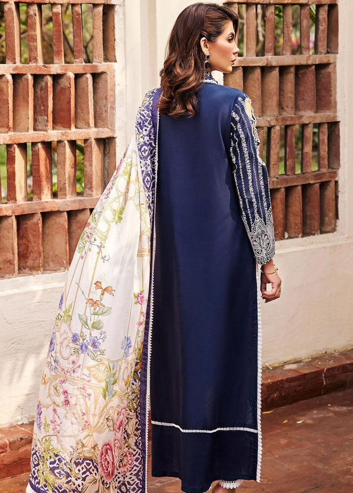Motifz Embroidered Lawn Suits Unstitched 3 Piece MT23-P2 3983 SIBEL - Premium Collection