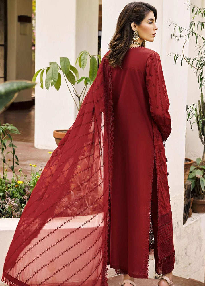 Motifz Embroidered Lawn Suits Unstitched 3 Piece MT23-P2 3985 RAHMA - Premium Collection