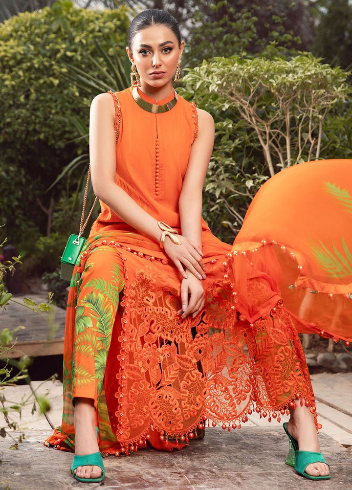 MPrints by Maria B Embroidered Lawn Suits Unstitched 3 Piece MB24P 1A - Summer Collection