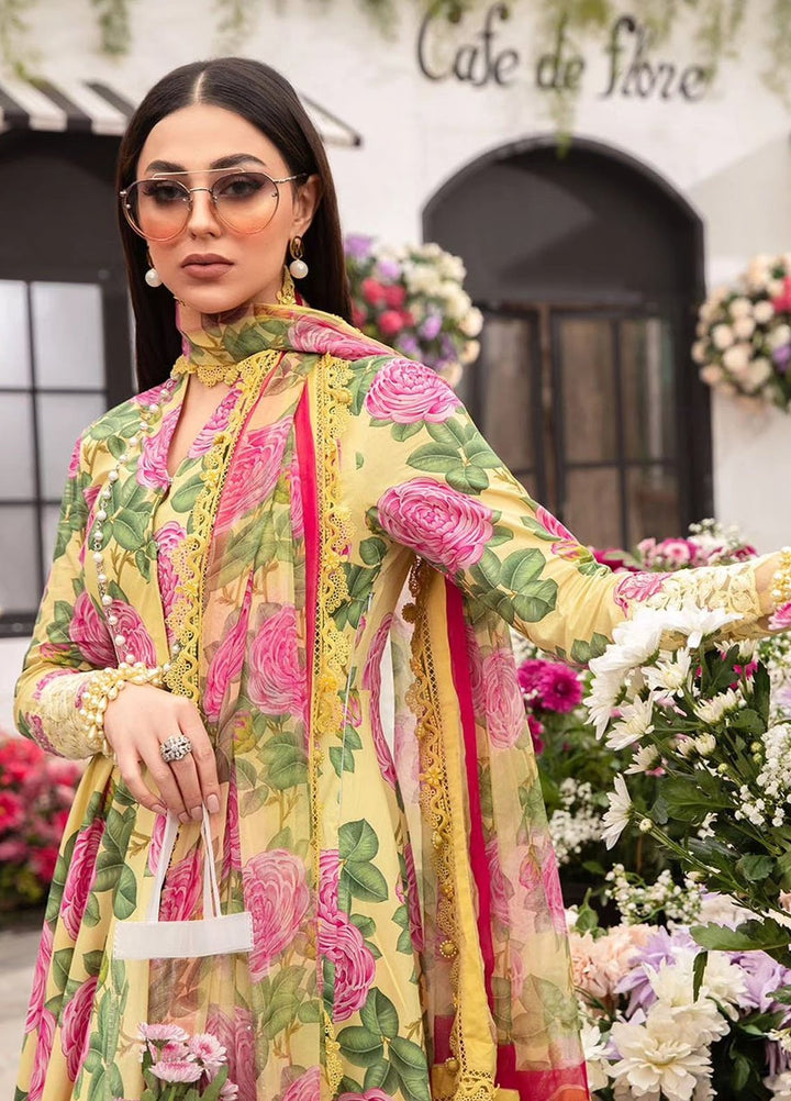 MPrints by Maria B Embroidered Lawn Suits Unstitched 3 Piece MB24P 3A - Summer Collection