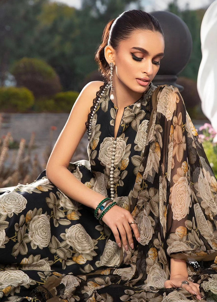 MPrints by Maria B Embroidered Lawn Suits Unstitched 3 Piece MB24P 3B - Summer Collection