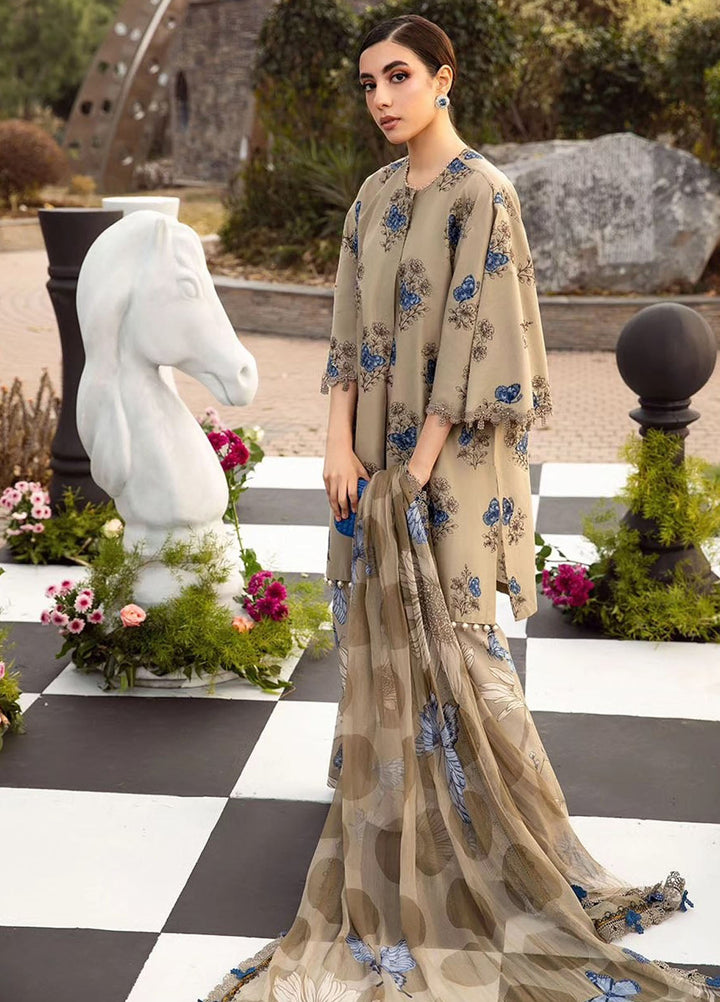 MPrints by Maria B Embroidered Lawn Suits Unstitched 3 Piece MB24P 5B - Summer Collection