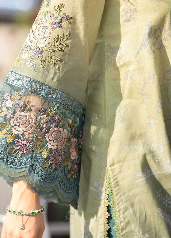 MPrints By Maria B Embroidered Linen Suits Unstitched 3 Piece MB23UW 7A - Winter Collection