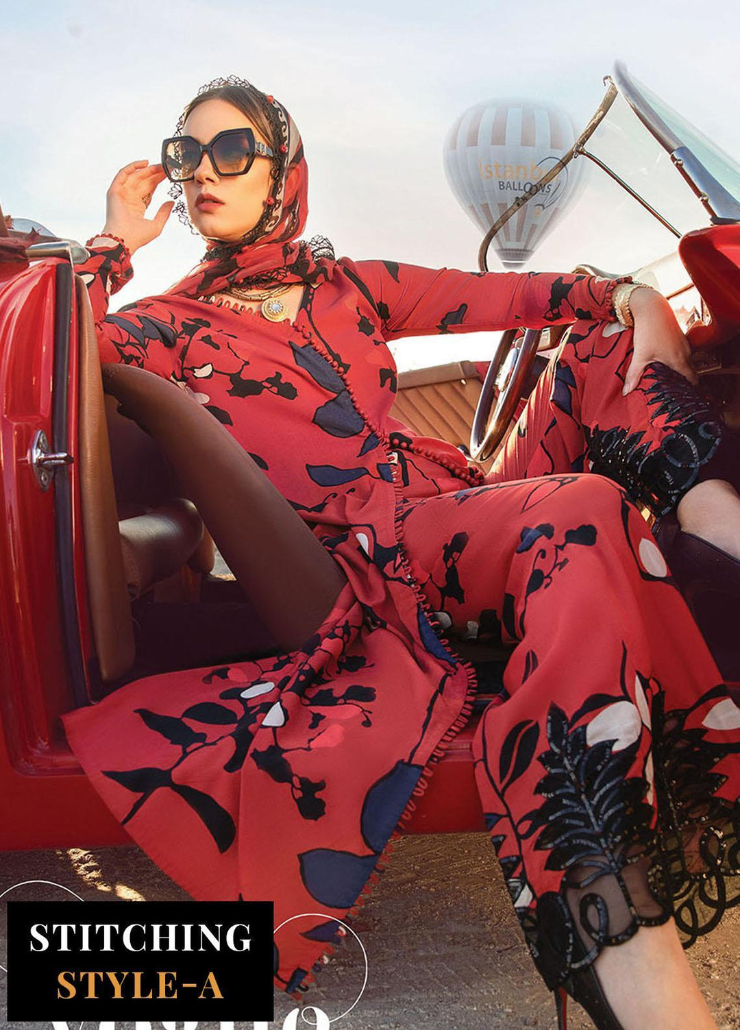 MPrints By Maria B Embroidered Linen Suits Unstitched 3 Piece MB23UW 9A - Winter Collection