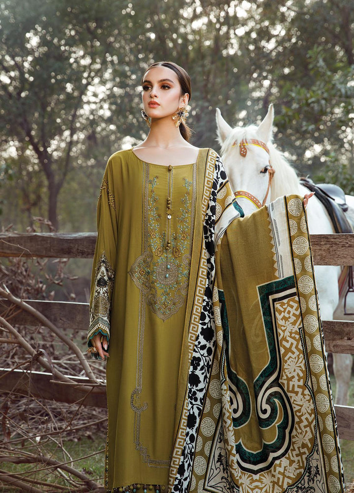 Mprints by Maria B Embroidered Karandi Suits Unstitched 3 Piece MB22MW 5A - Winter Collection