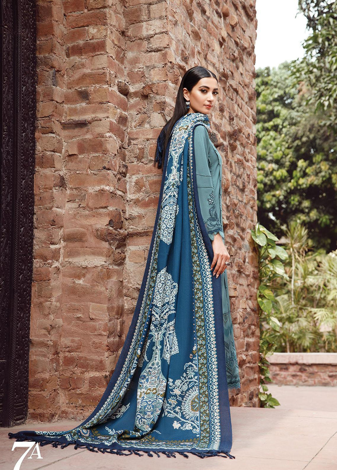 Mprints by Maria B Embroidered Cotail Suits Unstitched 3 Piece MB22MW 7A - Winter Collection