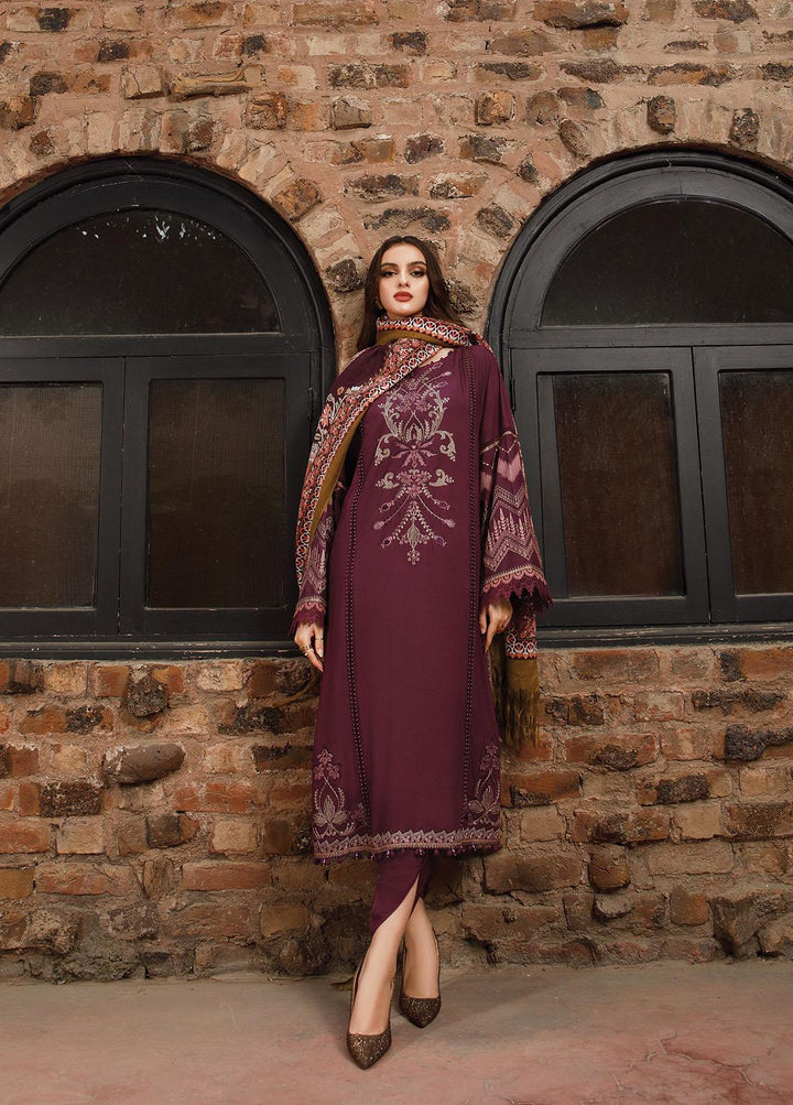 Mprints by Maria B Embroidered Cotail Suits Unstitched 3 Piece MB22MW 7B - Winter Collection