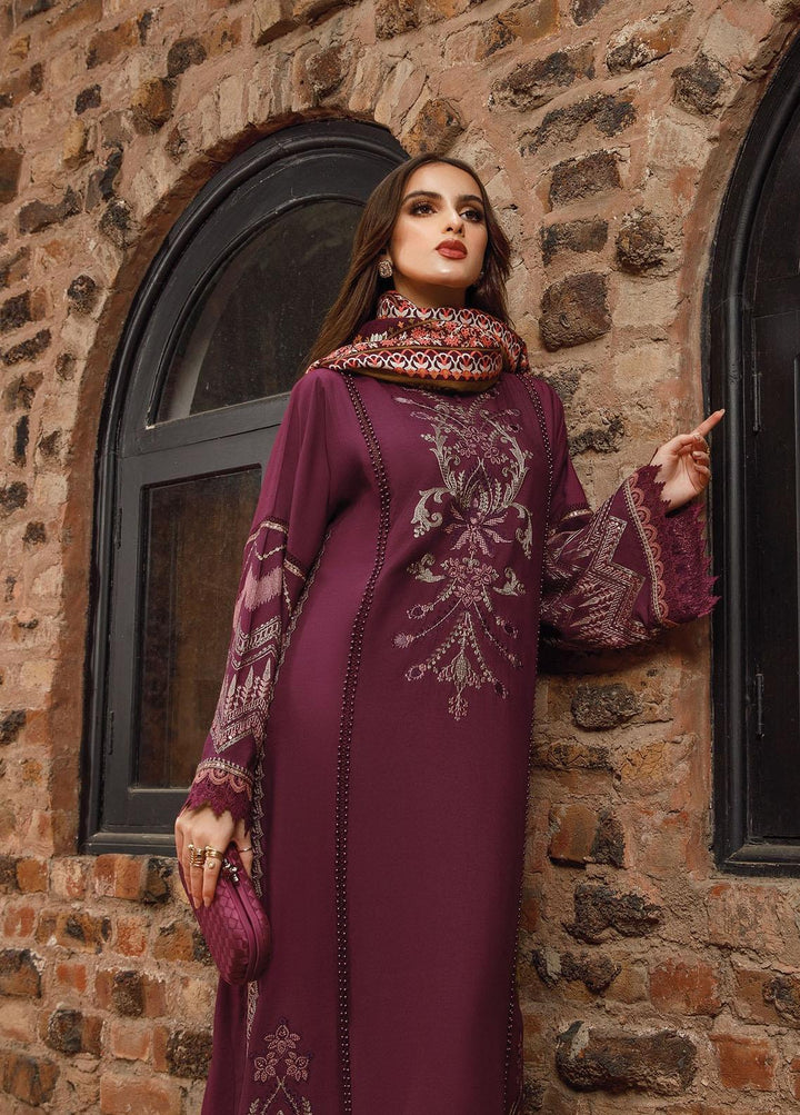 Mprints by Maria B Embroidered Cotail Suits Unstitched 3 Piece MB22MW 7B - Winter Collection