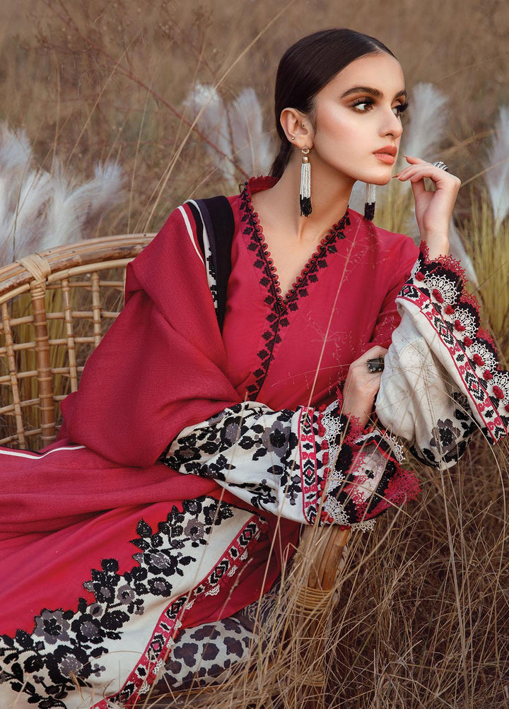 Mprints by Maria B Embroidered Karandi Suits Unstitched 3 Piece MB22MW 9B - Winter Collection