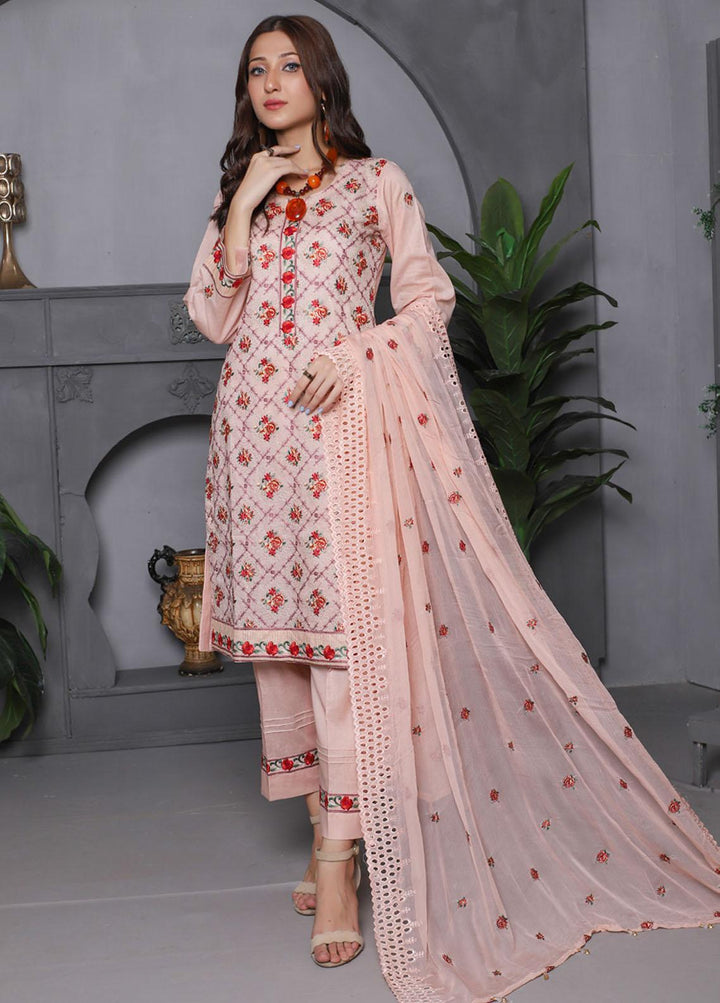 Arzou By MTF Embroidered Bareeza Lawn Suits Unstitched 3 Piece MTF22A 02 - Summer Collection