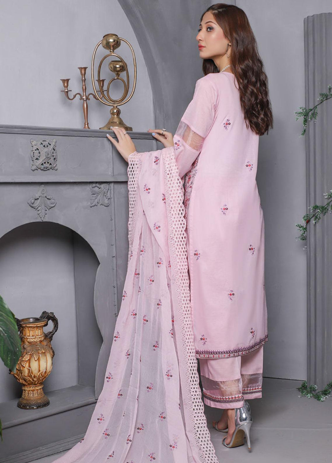 Arzou By MTF Embroidered Bareeza Lawn Suits Unstitched 3 Piece MTF22A 04 - Summer Collection