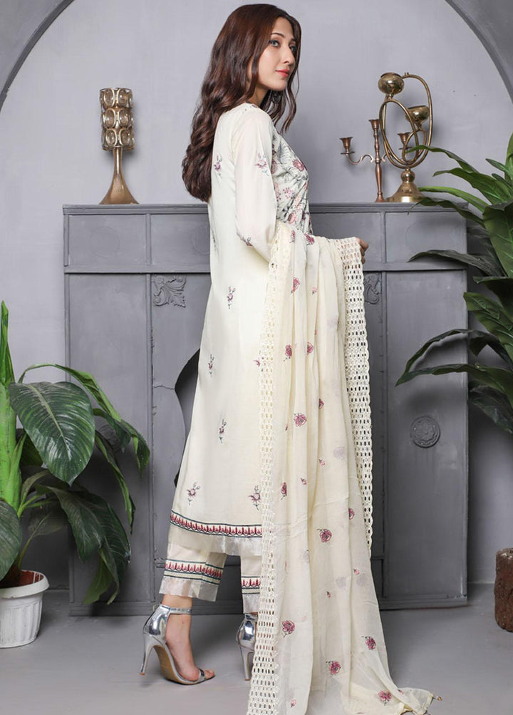 Arzou By MTF Embroidered Bareeza Lawn Suits Unstitched 3 Piece MTF22A 05 - Summer Collection