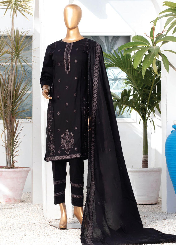 Dastaan By MTF Embroidered Lawn Suits Unstitched 3 Piece MTF21D 01 - Black & White Collection