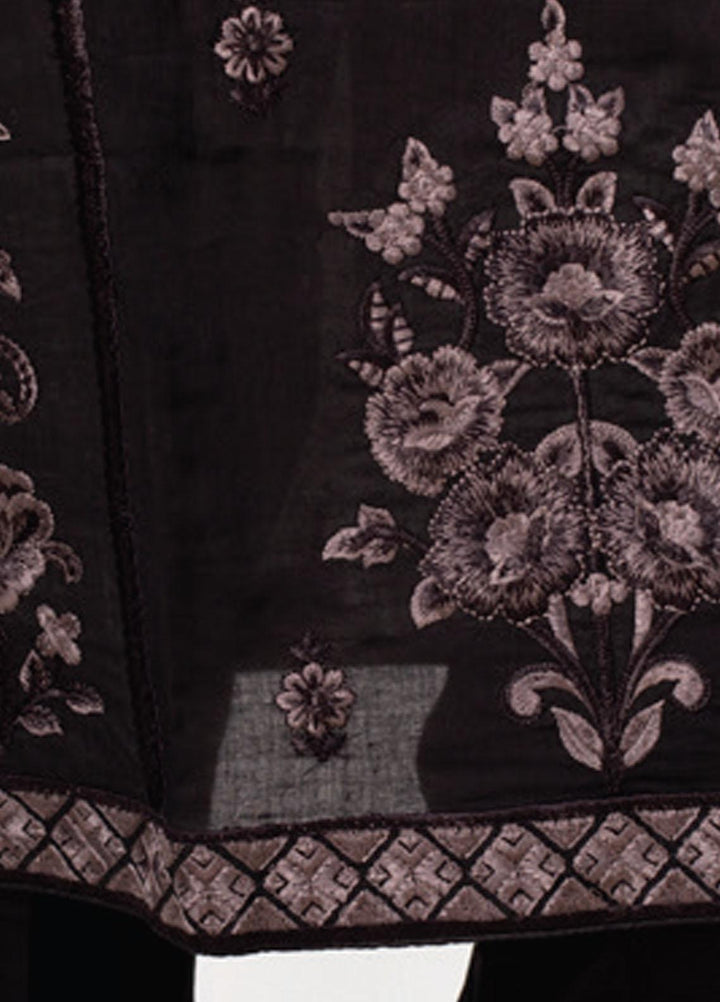 Dastaan By MTF Embroidered Lawn Suits Unstitched 3 Piece MTF21D 01 - Black & White Collection