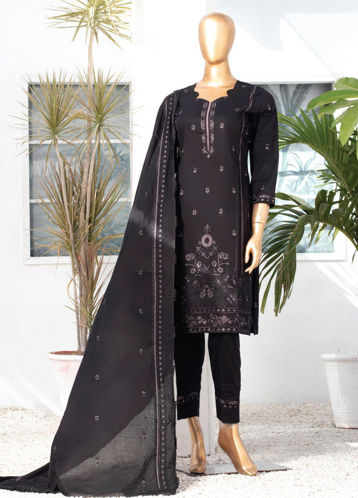 Dastaan By MTF Embroidered Lawn Suits Unstitched 3 Piece MTF21D 02 - Black & White Collection