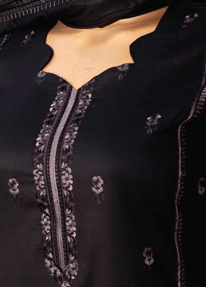 Dastaan By MTF Embroidered Lawn Suits Unstitched 3 Piece MTF21D 02 - Black & White Collection