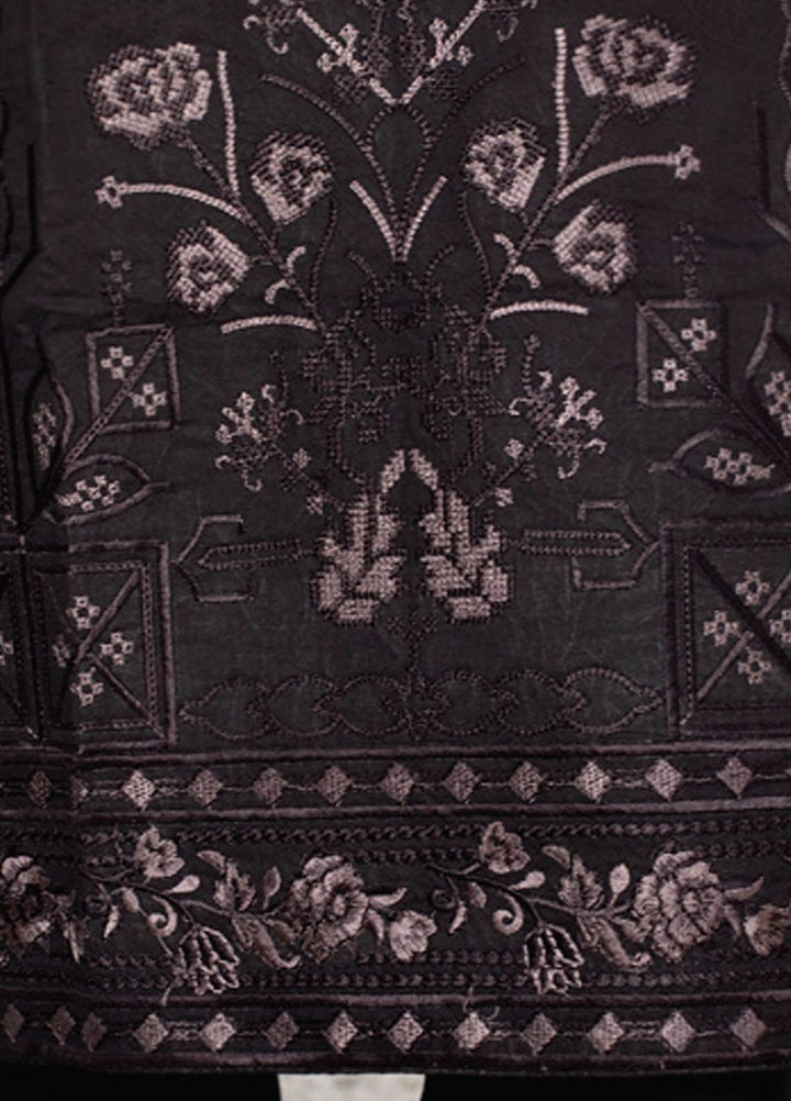 Dastaan By MTF Embroidered Lawn Suits Unstitched 3 Piece MTF21D 02 - Black & White Collection