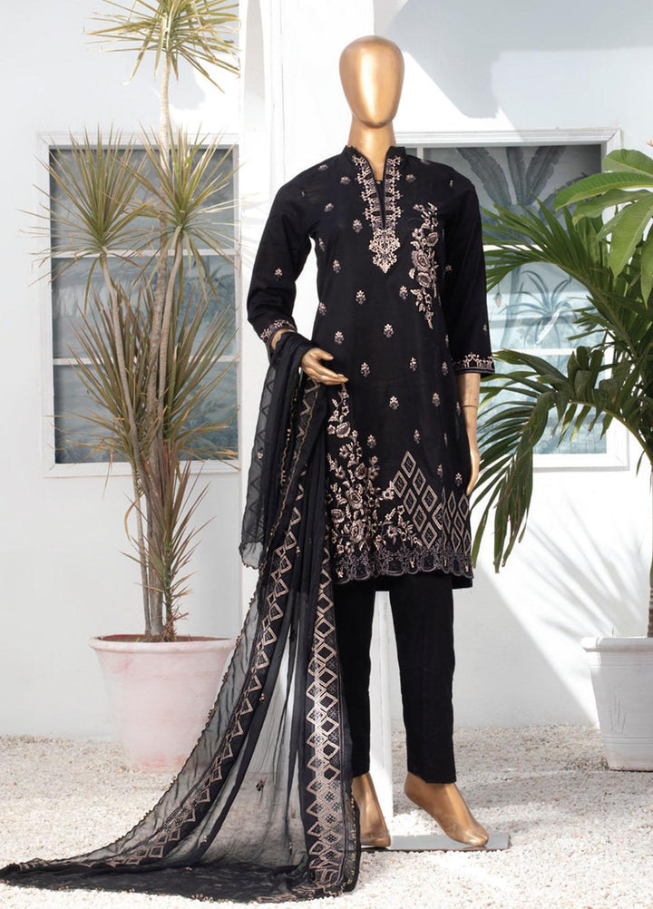 Dastaan By MTF Embroidered Lawn Suits Unstitched 3 Piece MTF21D 05 - Black & White Collection
