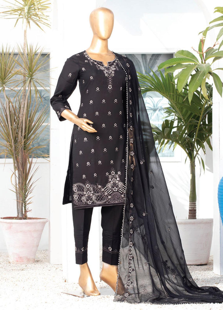 Dastaan By MTF Embroidered Lawn Suits Unstitched 3 Piece MTF21D 07 - Black & White Collection