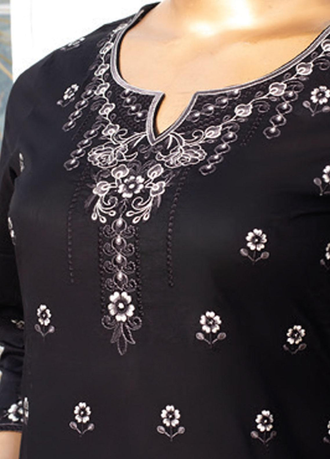 Dastaan By MTF Embroidered Lawn Suits Unstitched 3 Piece MTF21D 07 - Black & White Collection