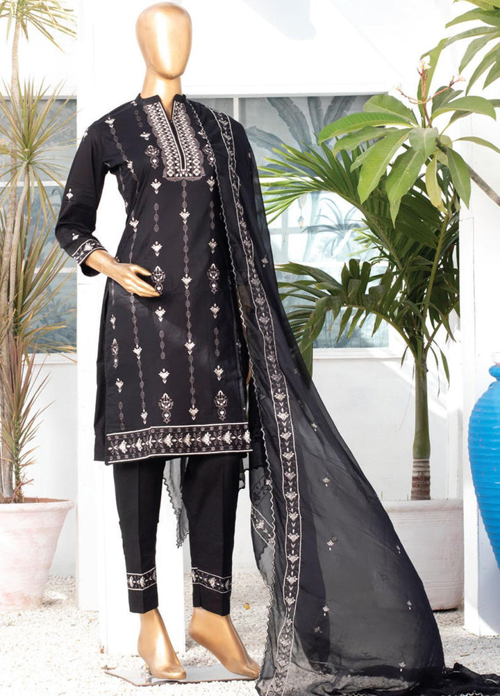 Dastaan By MTF Embroidered Lawn Suits Unstitched 3 Piece MTF21D 08 - Black & White Collection