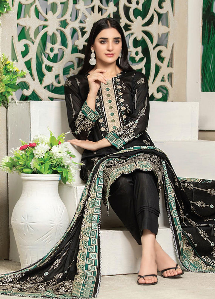 MTF Printed Lawn Suits Unstitched 3 Piece MTF21RS D-01 - Summer Collection