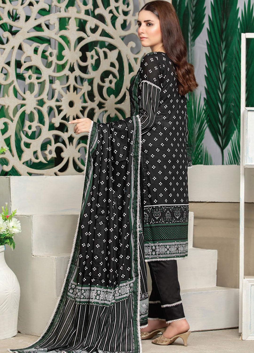 MTF Printed Lawn Suits Unstitched 3 Piece MTF21RS D-02 - Summer Collection