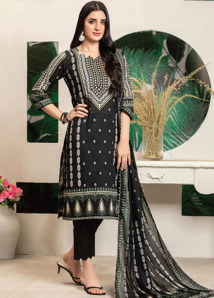 MTF Printed Lawn Suits Unstitched 3 Piece MTF21RS D-03 - Summer Collection