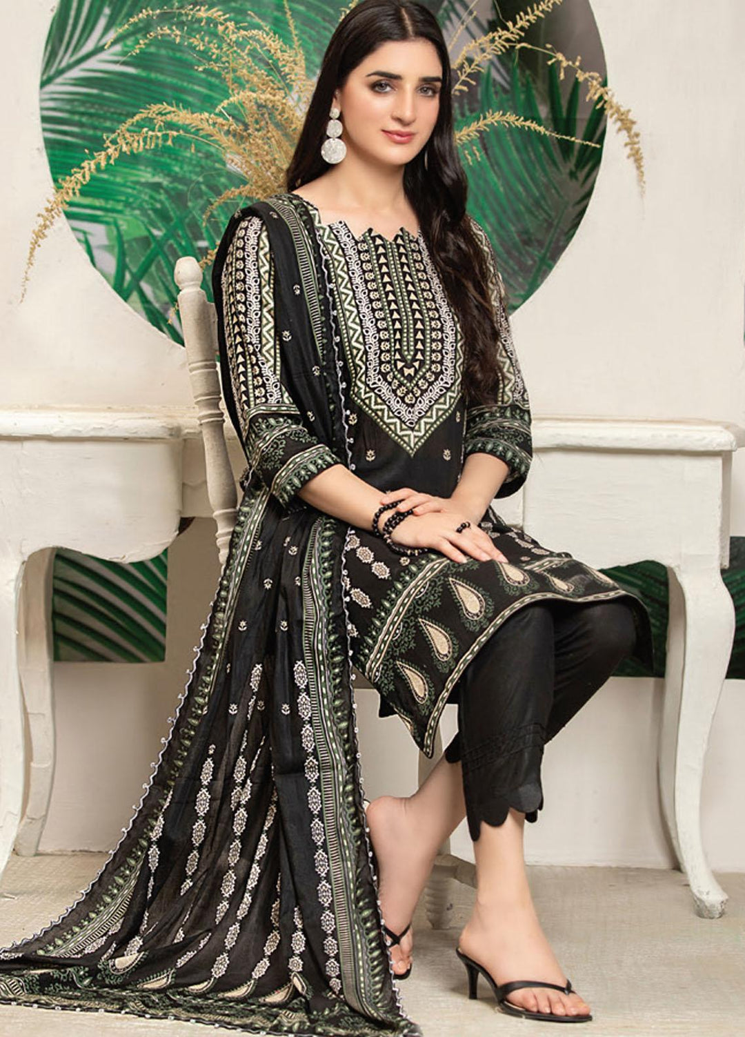 MTF Printed Lawn Suits Unstitched 3 Piece MTF21RS D-03 - Summer Collection