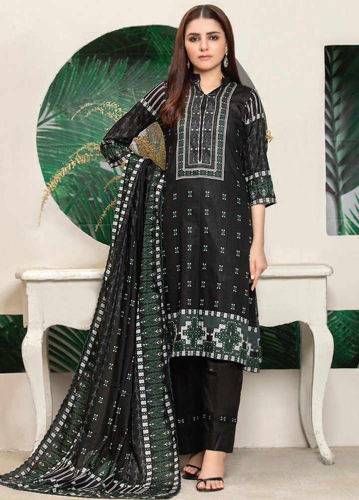 MTF Printed Lawn Suits Unstitched 3 Piece MTF21RS D-05 - Summer Collection