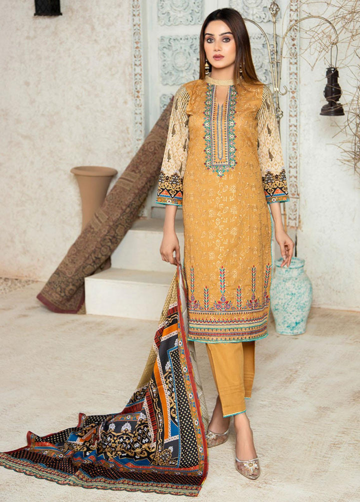 Prestige Signature By MTF Embroidered Lawn Suits Unstitched 3 Piece MTF22PS 04 - Summer Collection