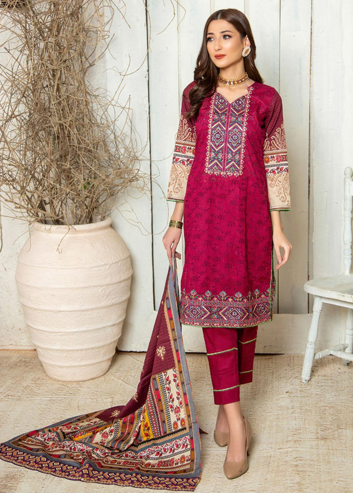 Prestige Signature By MTF Embroidered Lawn Suits Unstitched 3 Piece MTF22PS 06 - Summer Collection