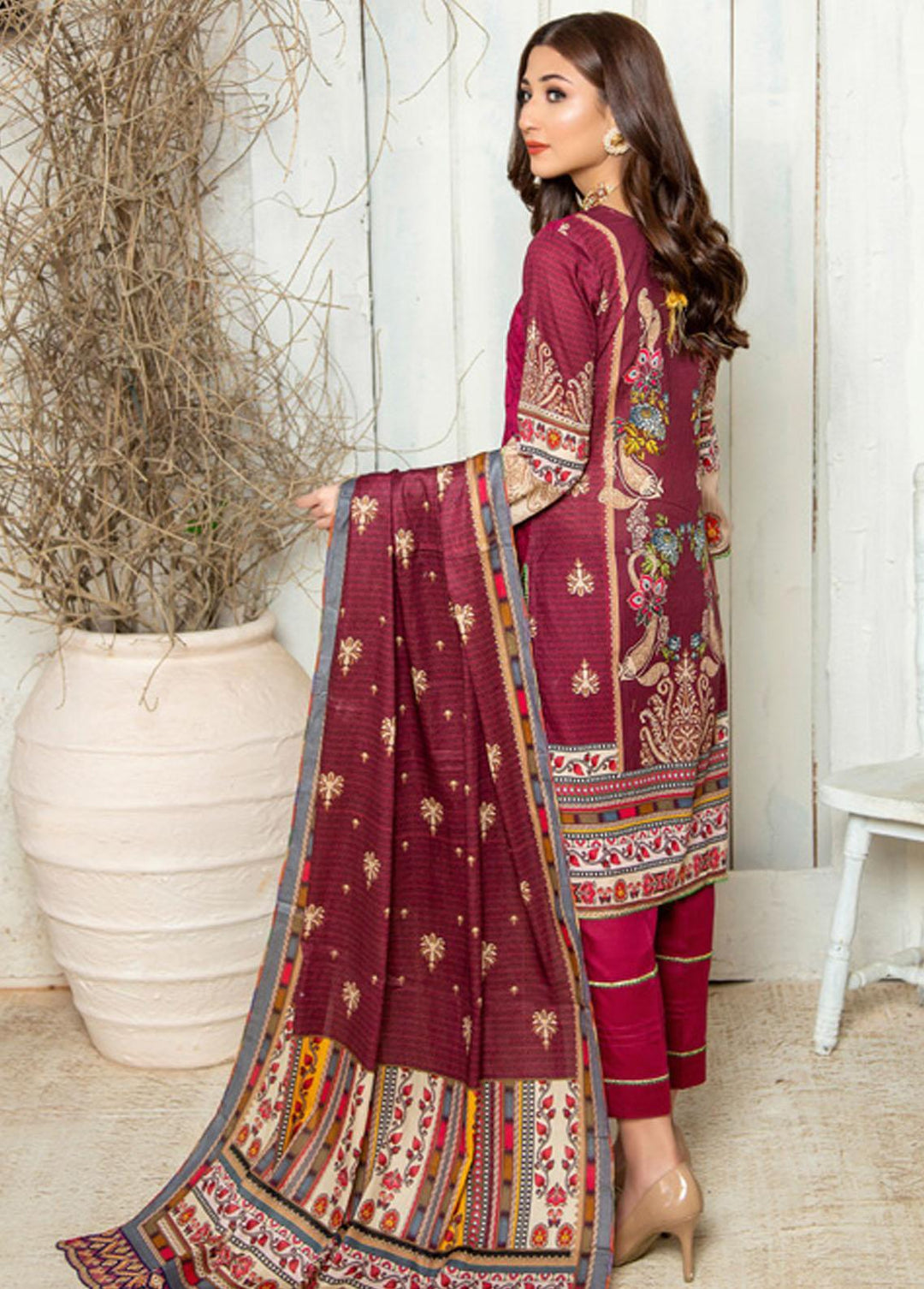 Prestige Signature By MTF Embroidered Lawn Suits Unstitched 3 Piece MTF22PS 06 - Summer Collection