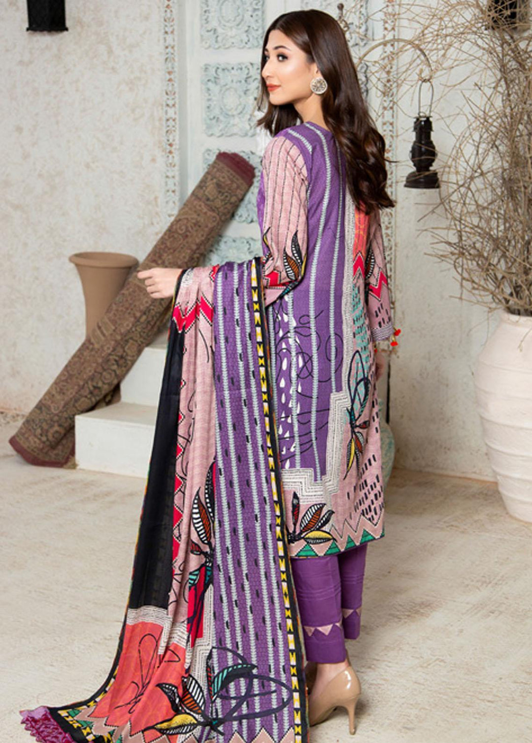 Prestige Signature By MTF Embroidered Lawn Suits Unstitched 3 Piece MTF22PS 09 - Summer Collection