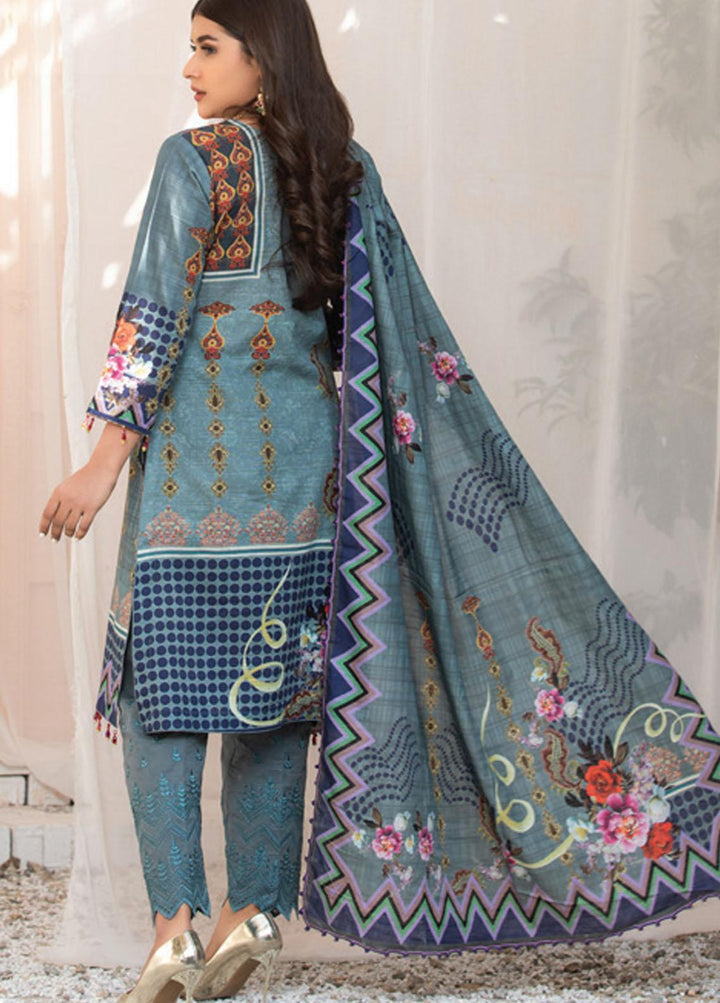 Winter Hues By MTF Embroidered Khaddar Suits Unstitched 3 Piece MTF21WH 10 - Winter Collection